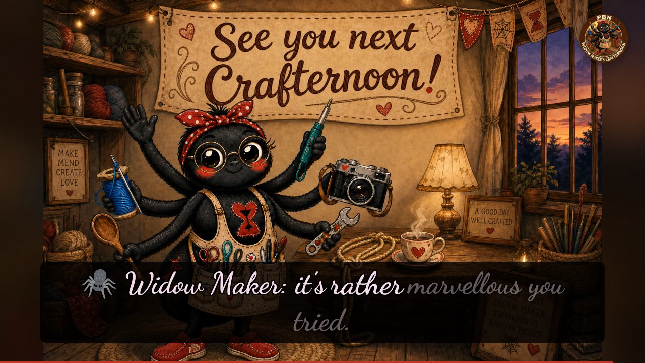 See you next Crafternoon
